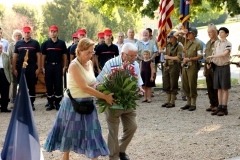 Dépot de gerbe Chambarans